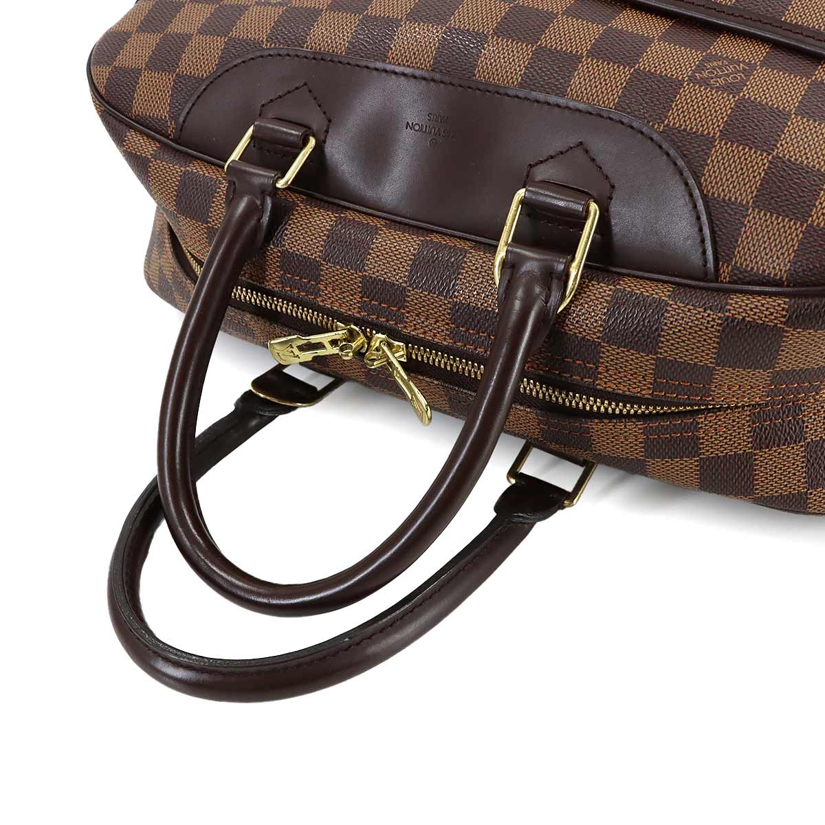 Damier Deauville SPO Hand Bag Ebene N47272 Brown Purse