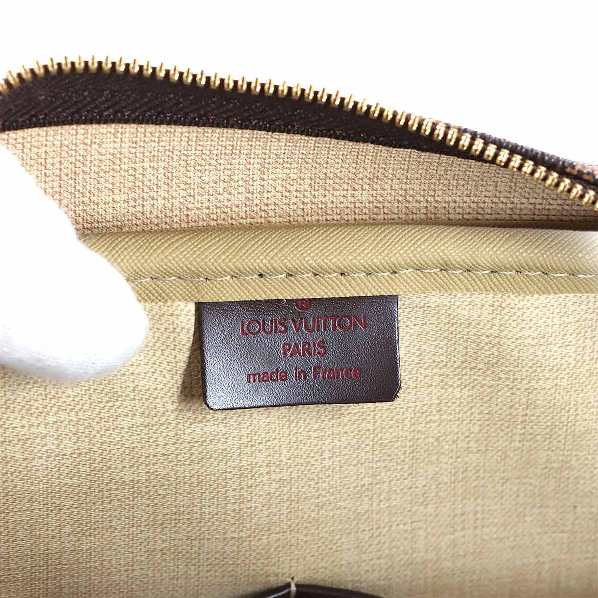Damier Deauville SPO Hand Bag Ebene N47272 Brown Purse