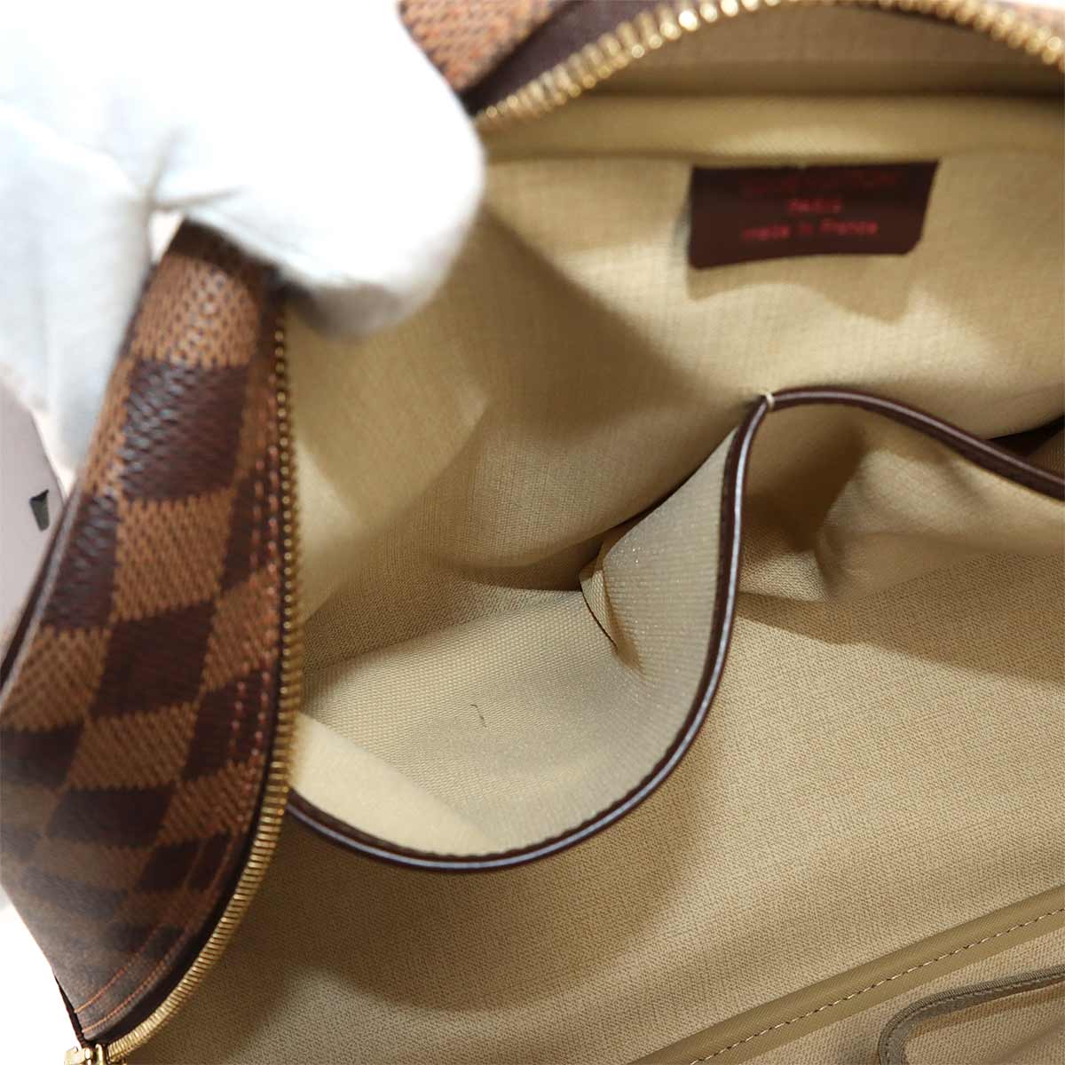 Damier Deauville SPO Hand Bag Ebene N47272 Brown Purse