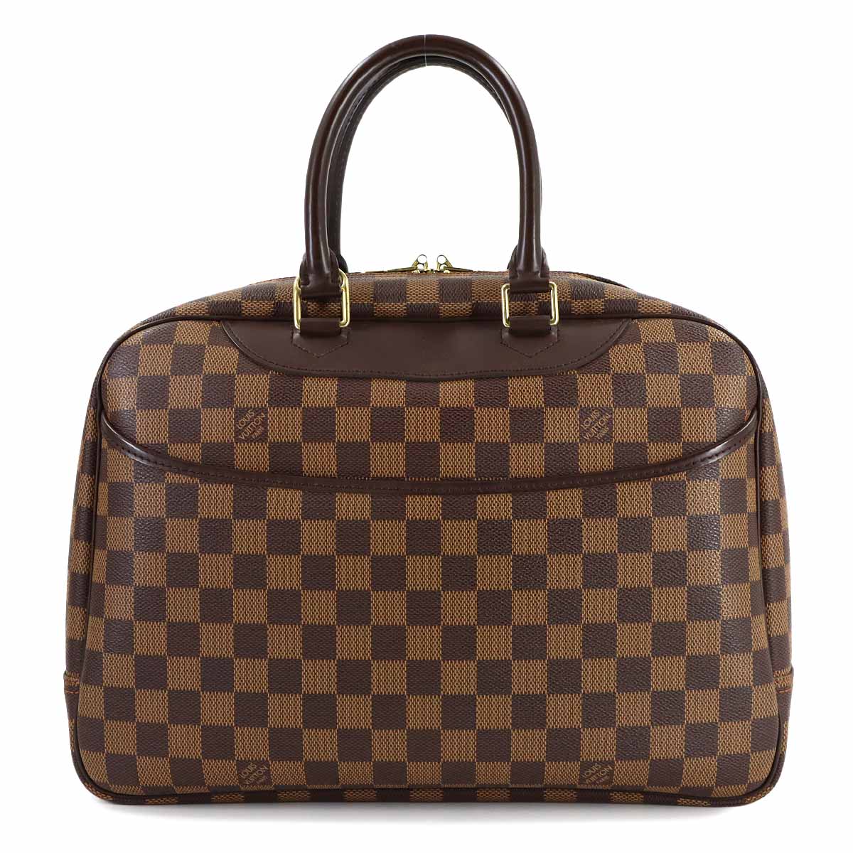 Damier Deauville SPO Hand Bag Ebene N47272 Brown Purse