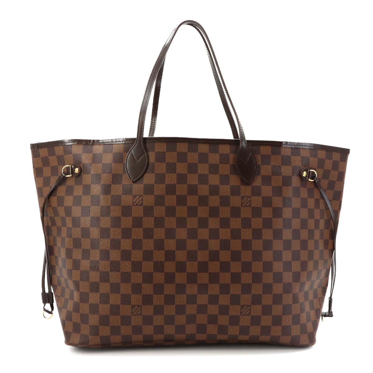 Damier Neverfull GM Tote Bag Ebene Cerise N51106 Purse