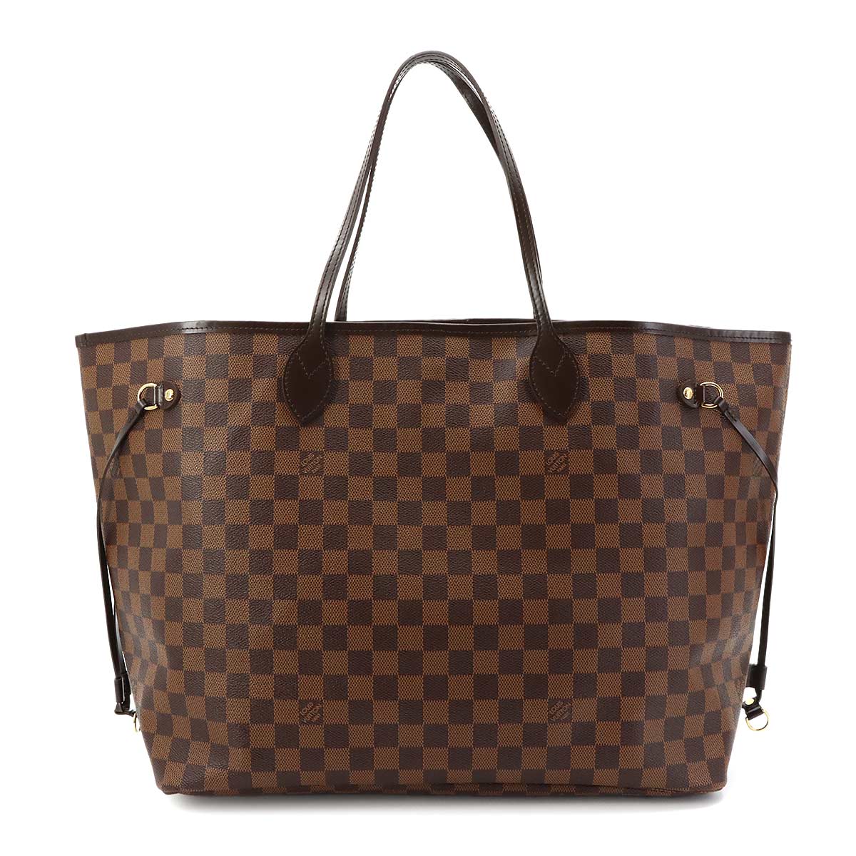 Damier Neverfull GM Tote Bag Ebene Cerise N51106 Purse