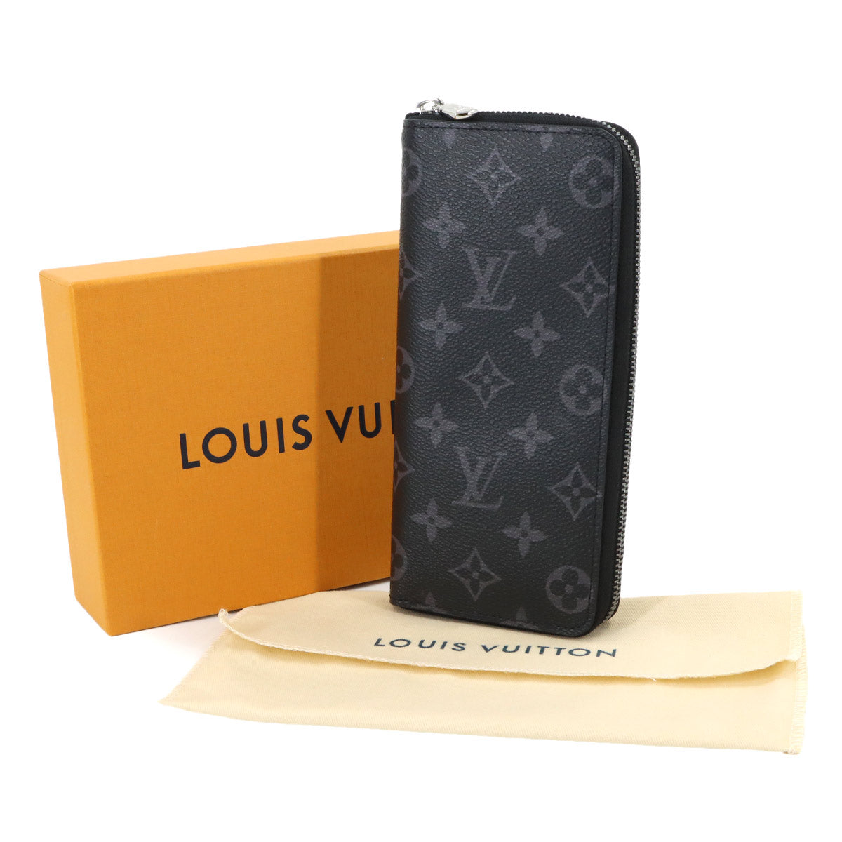 Monogram Eclipse Zippy Wallet Vertical Black M62295