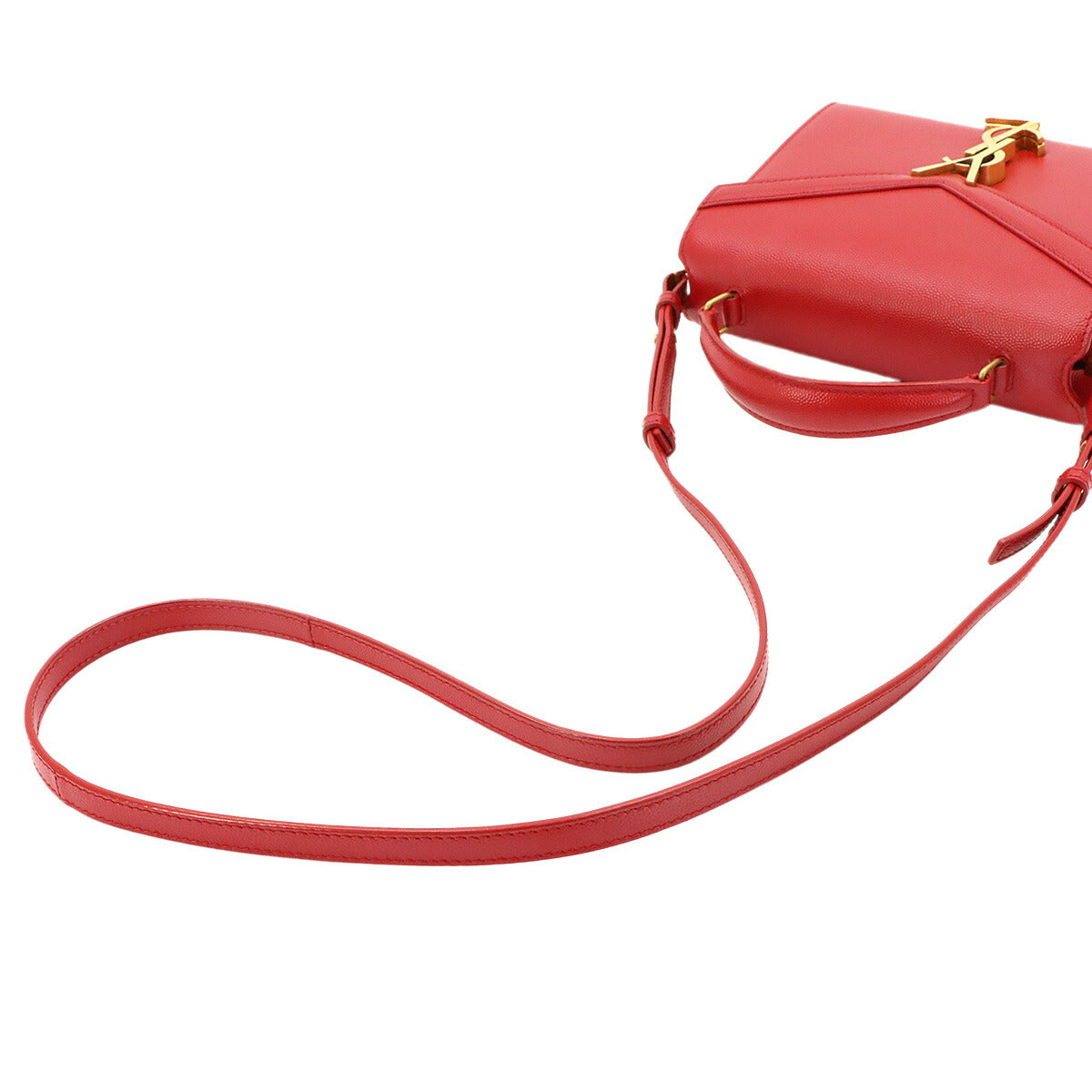 Cassandra Top handle Mini Hand Shoulder Bag Red 602716