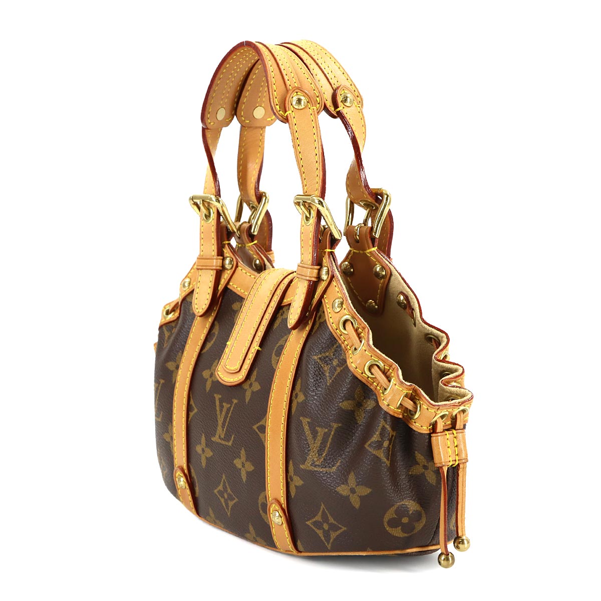 Monogram Teda PM Hand Bag Brown M92399 Purse