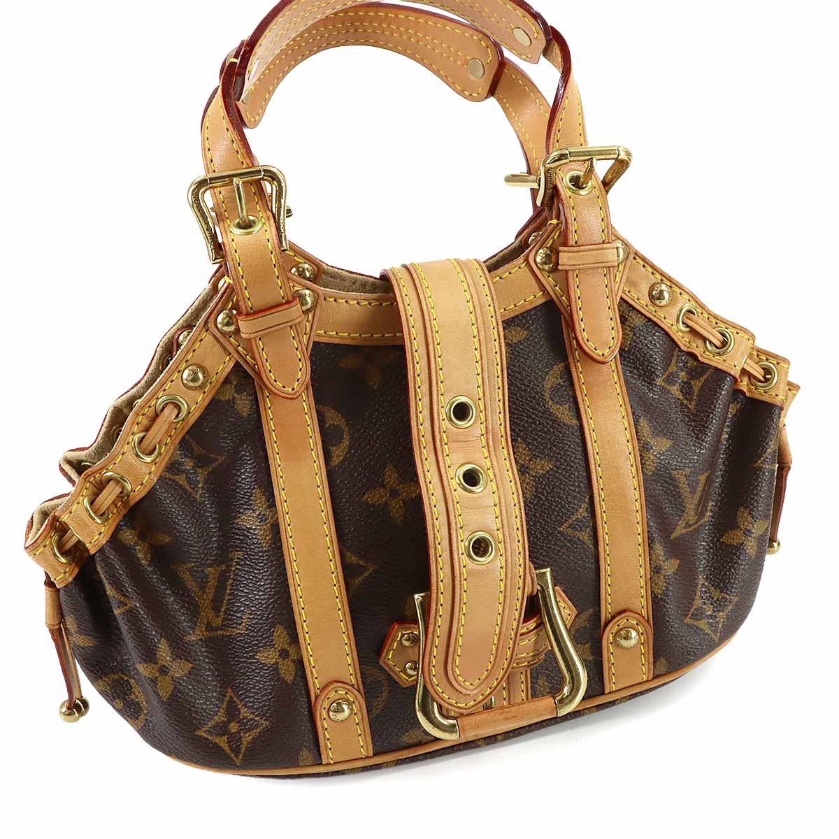 Monogram Teda PM Hand Bag Brown M92399 Purse