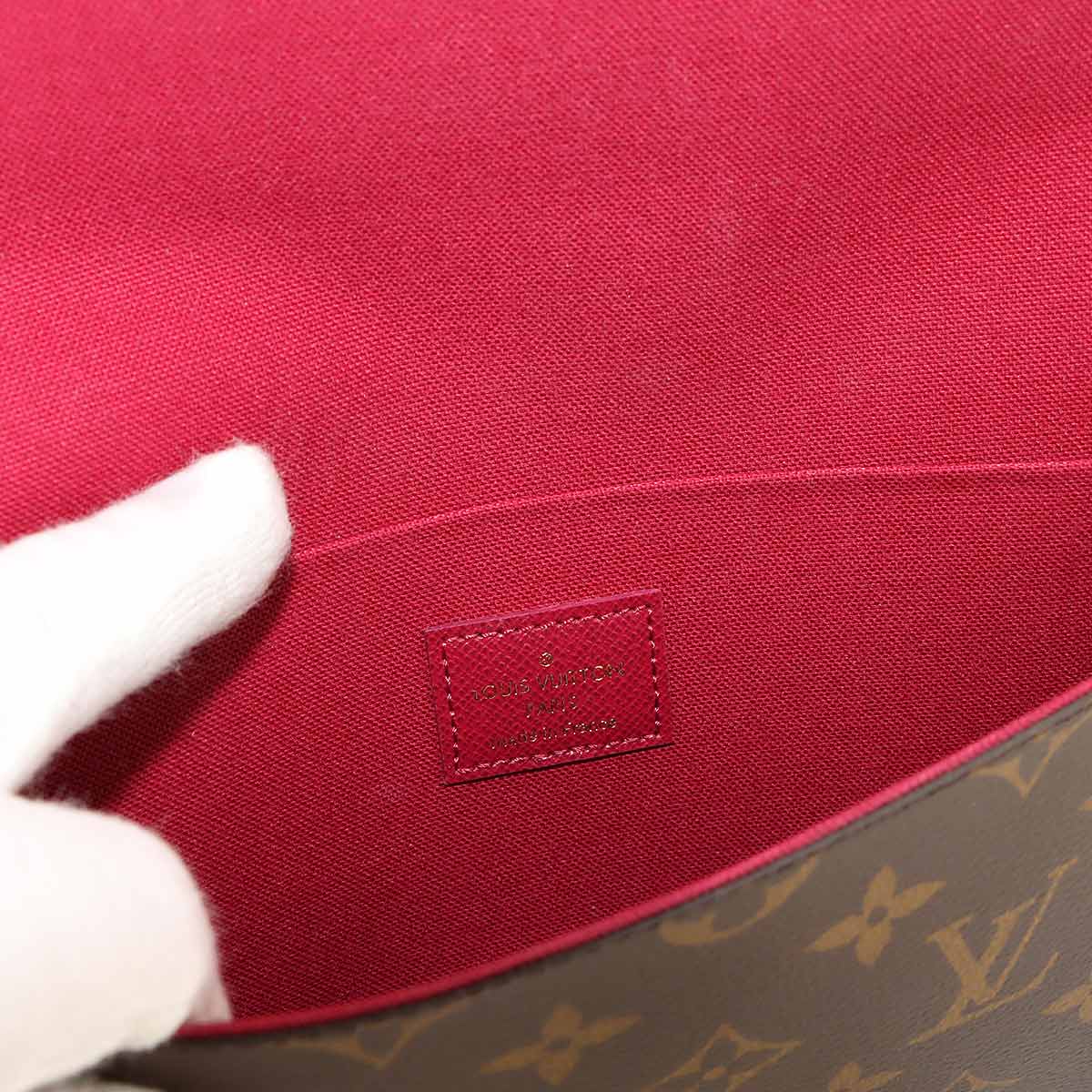 Monogram Felicie Pochette Chain Long Wallet Brown M61276