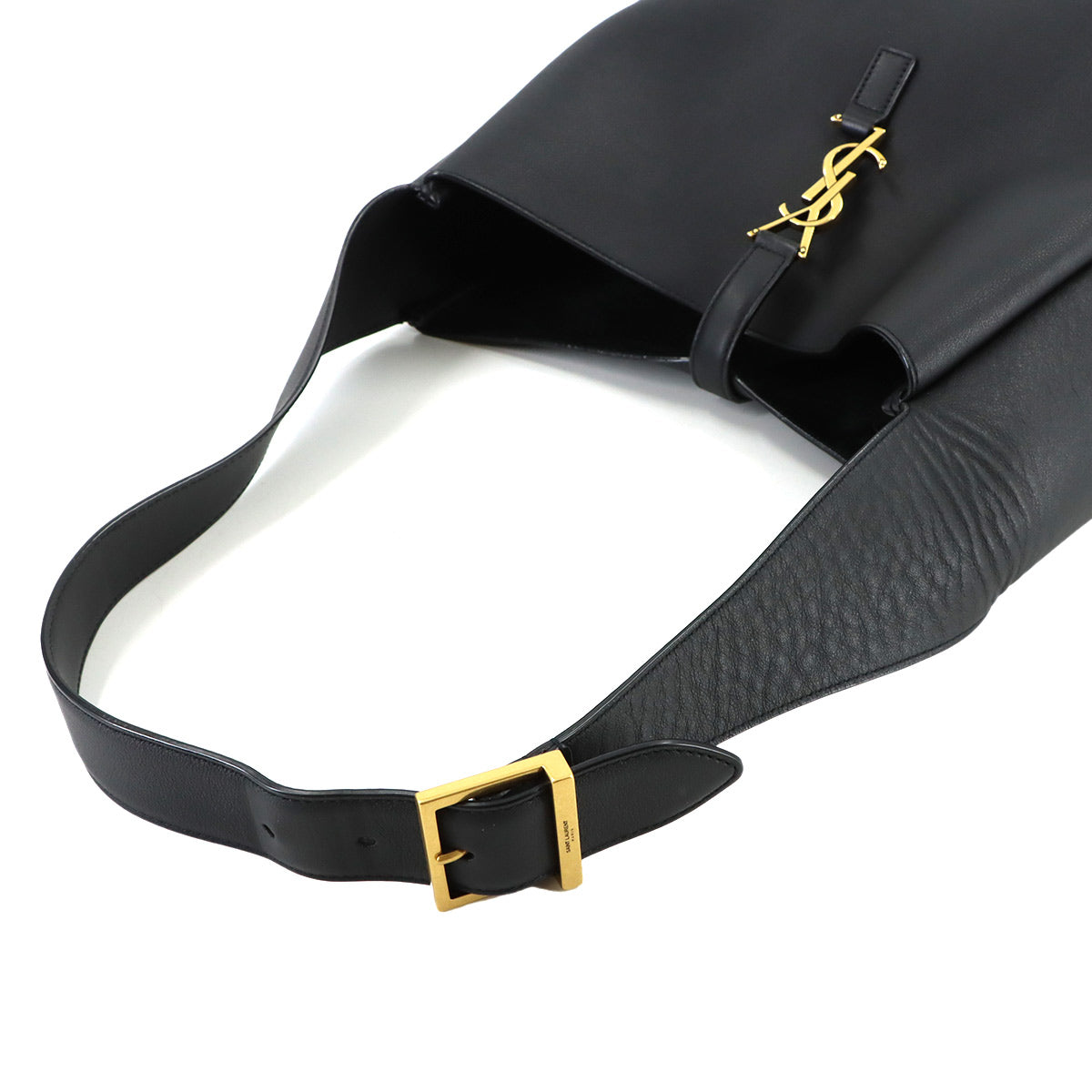 LE5A7 Large Shoulder Bag Leather Black 753837 Purse