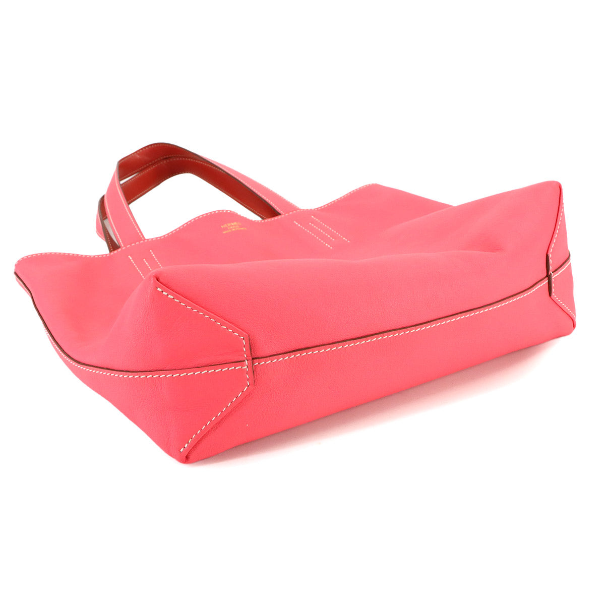 Double Sens 28 Tote Bag Veau Sikkim Rouge casaque Rose lipstick