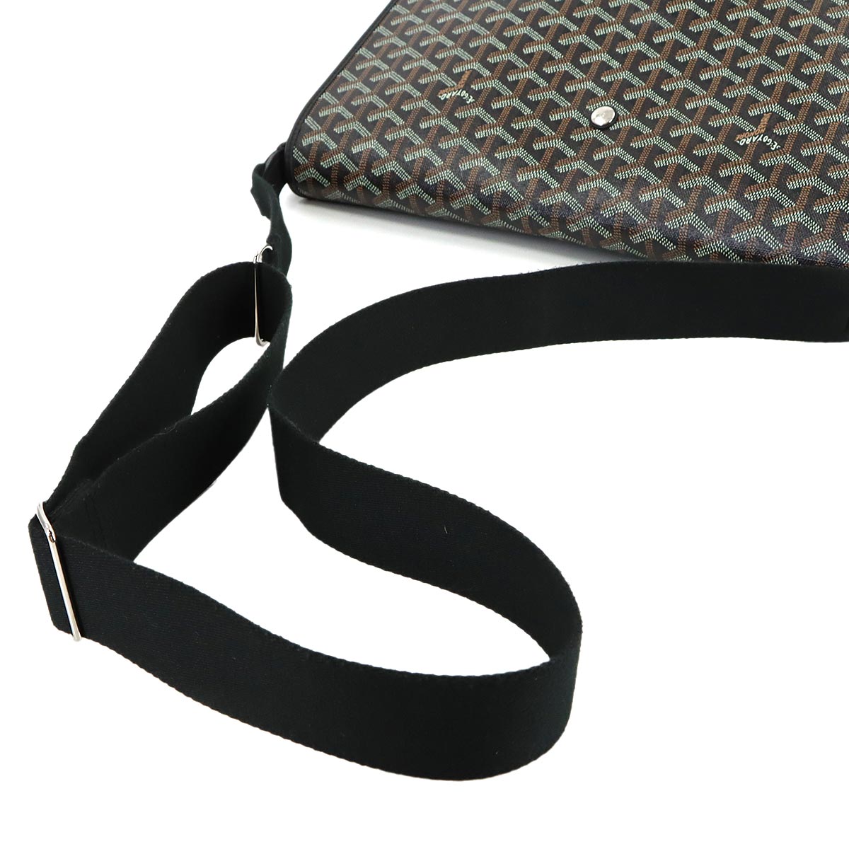 Capetien MM Shoulder Bag PVC Leather Black Purse