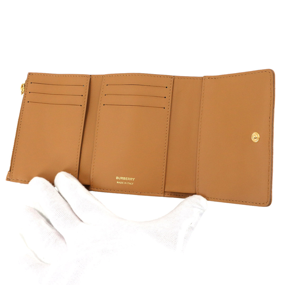 Lola Compact Wallet Leather Maple Brown 8062376 Purse
