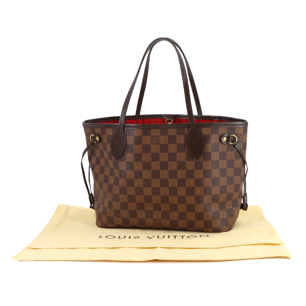 Damier Neverfull PM Tote Bag Ebene N51109 Purse