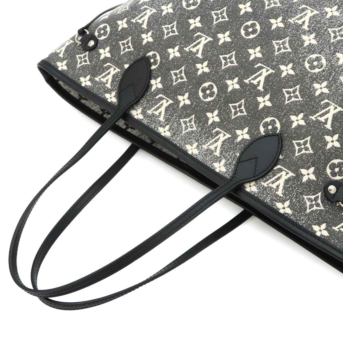 Monogram Jacquard Denim Neverfull MM Tote Bag M21465