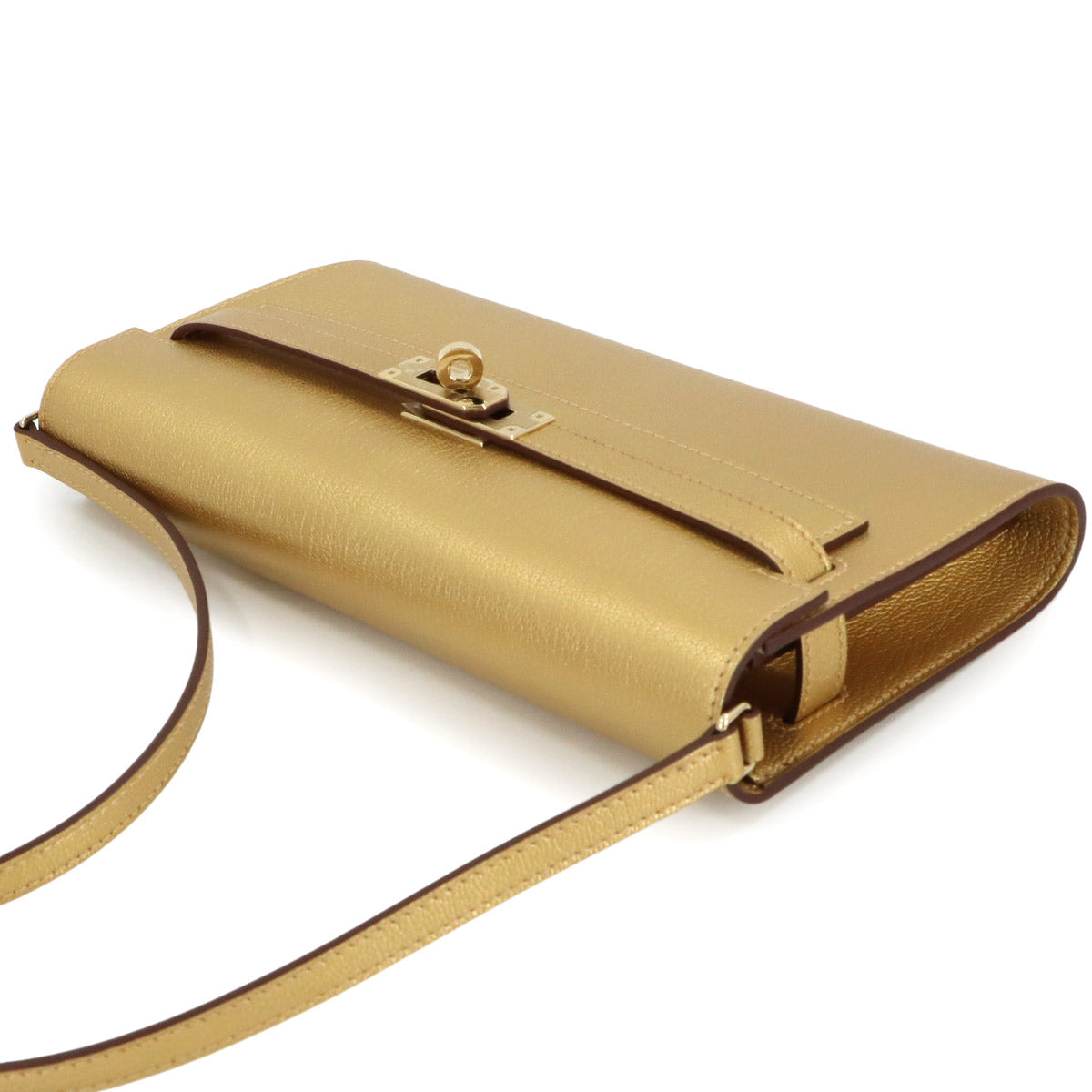 Kelly To Go Shoulder Wallet Chevre Chamkila Dore Purse