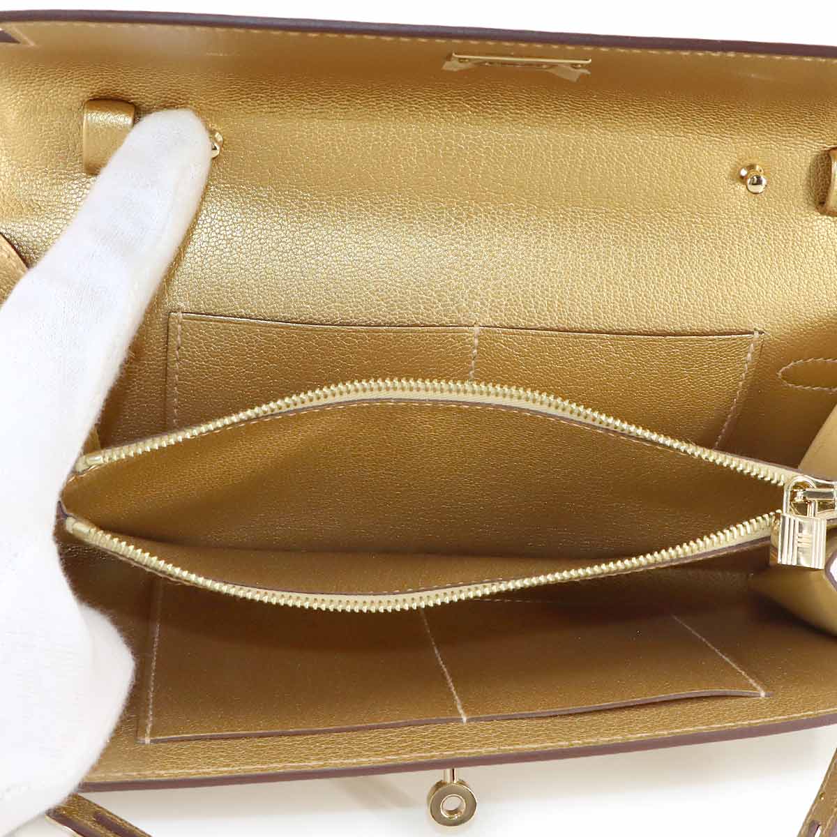Kelly To Go Shoulder Wallet Chevre Chamkila Dore Purse