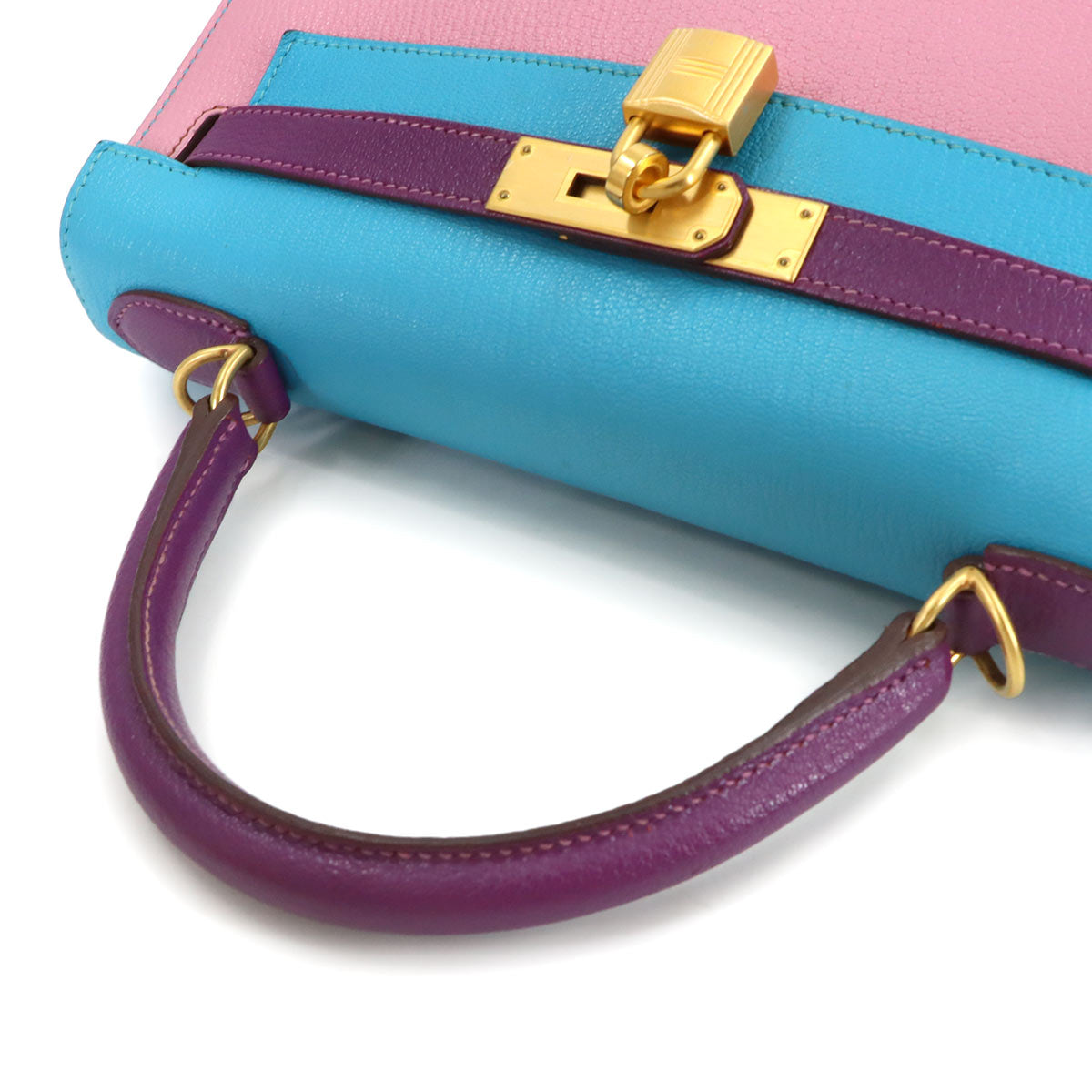 Kelly 28 SPO Personal order Chevre Pink Hand Shoulder Bag