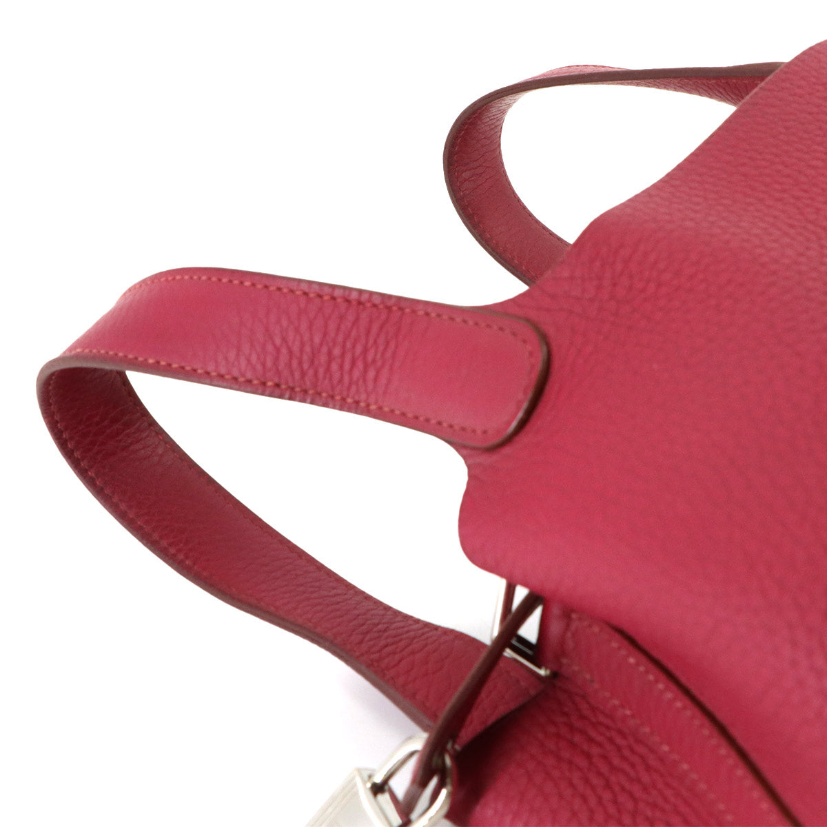 Picotin Lock PM Hand Bag Taurillon Clemence Rubis