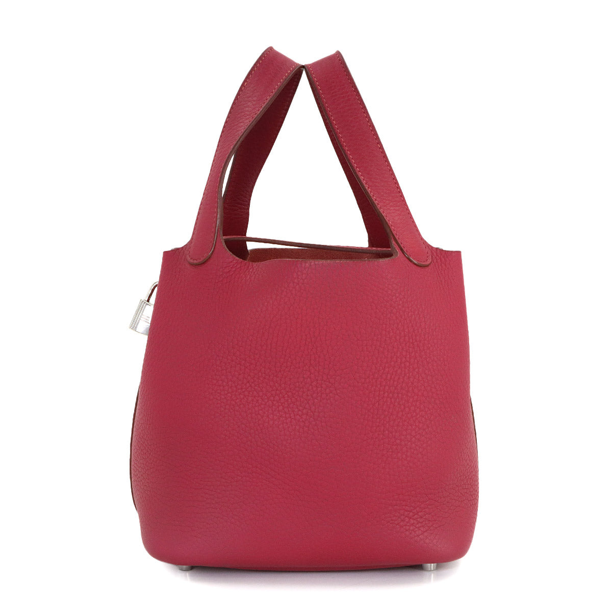 Picotin Lock PM Hand Bag Taurillon Clemence Rubis