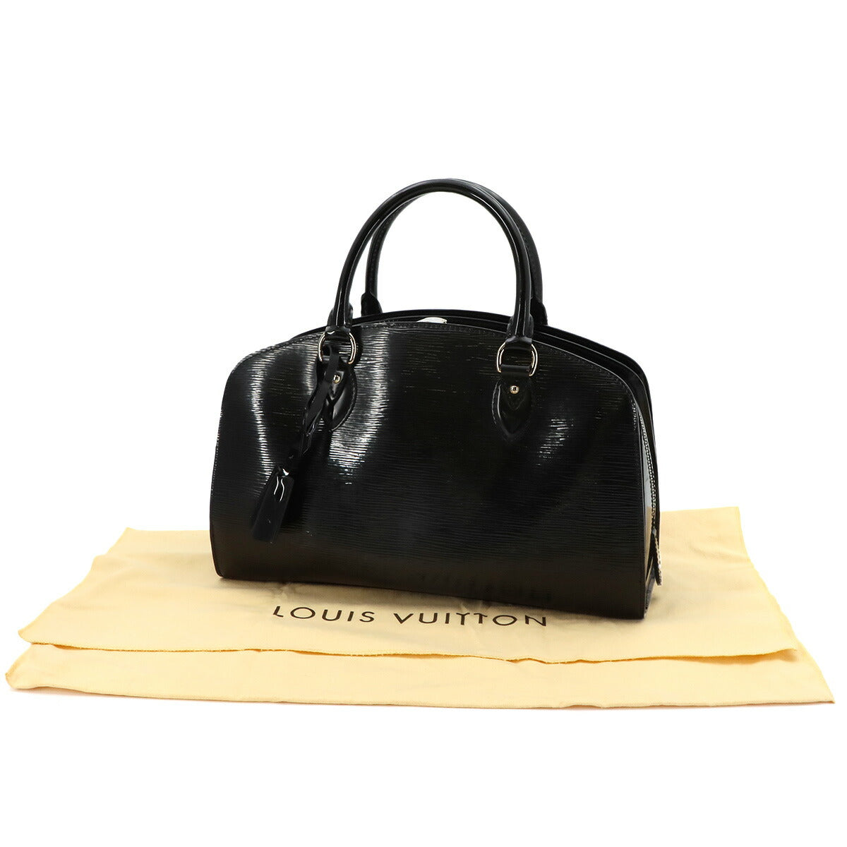 Epi Electric Pont Neuf PM Hand Bag Leather Noir M5907N