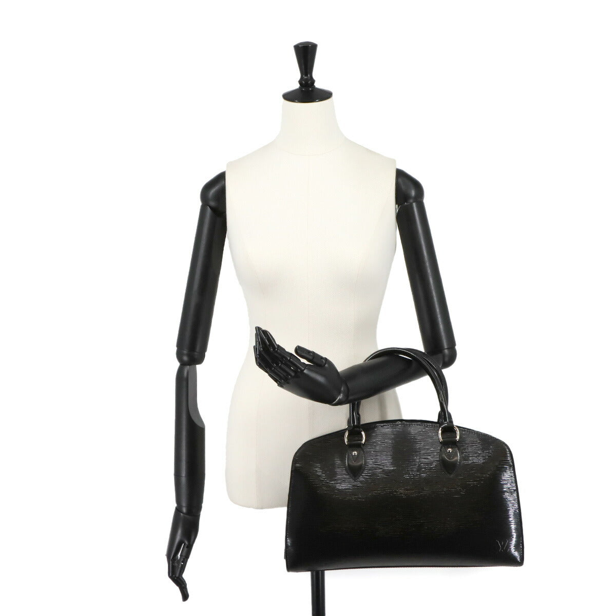 Epi Electric Pont Neuf PM Hand Bag Leather Noir M5907N