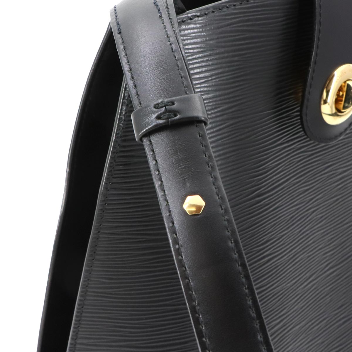 Epi Cluny Shoulder Bag Leather Noir M52252 Purse