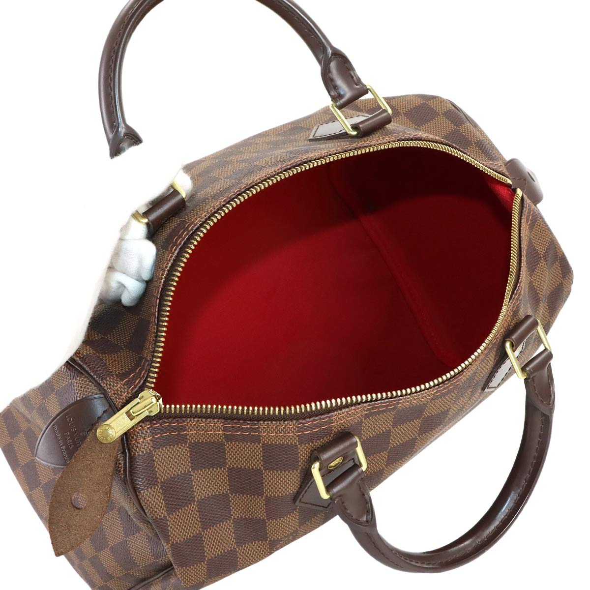 Damier Speedy 30 Hand Bag Ebene N41531 Brown Purse