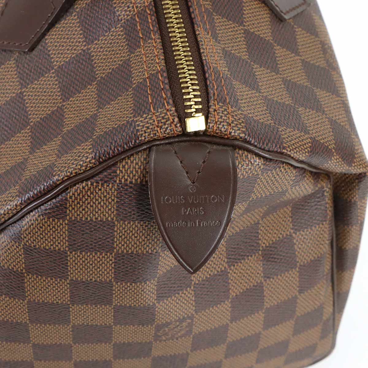 Damier Speedy 30 Hand Bag Ebene N41531 Brown Purse