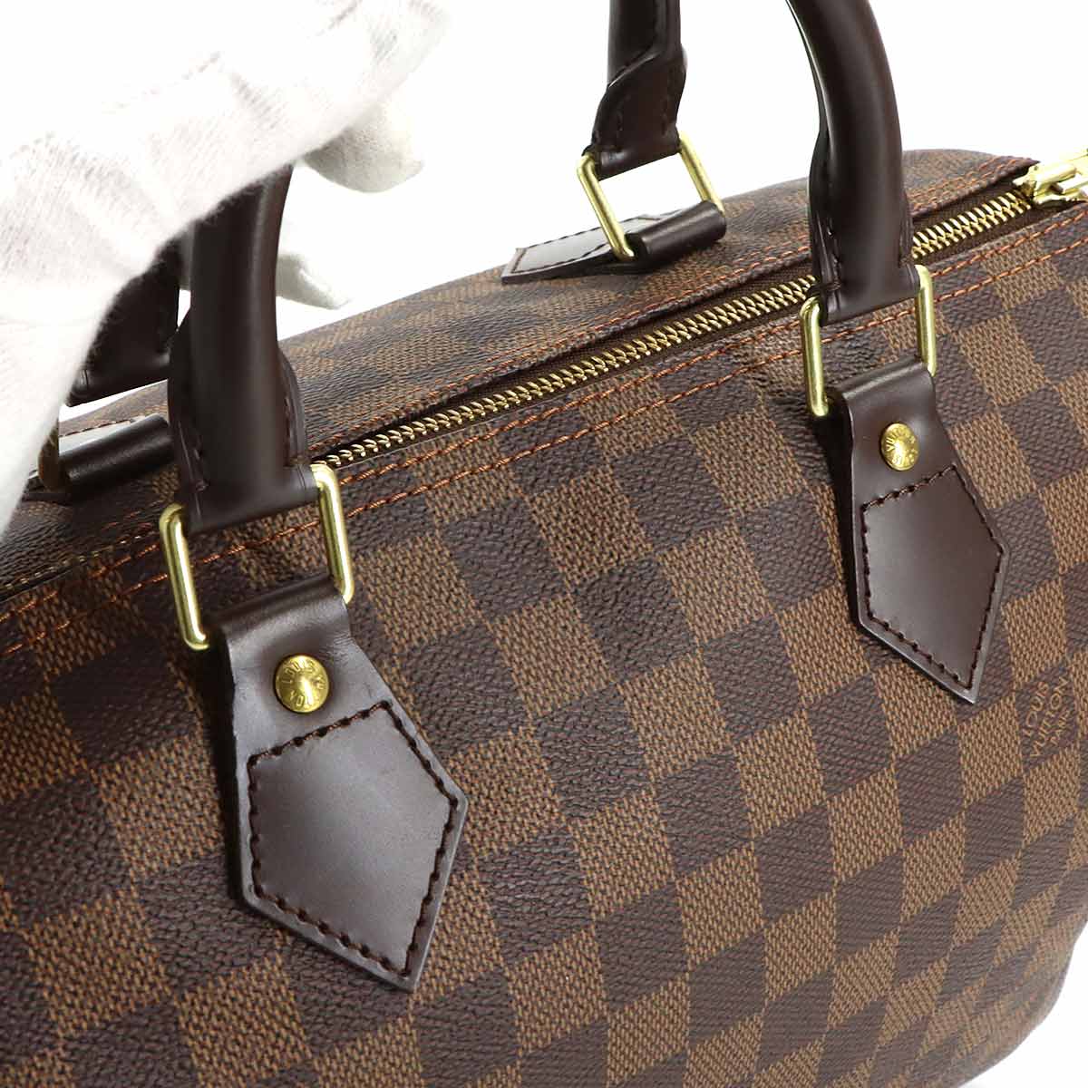 Damier Speedy 30 Hand Bag Ebene N41531 Brown Purse