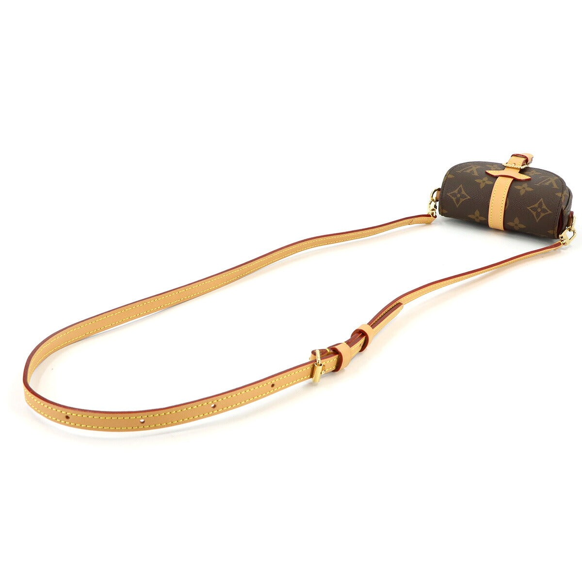 Monogram Micro Chantilly Shoulder Bag Brown M46643