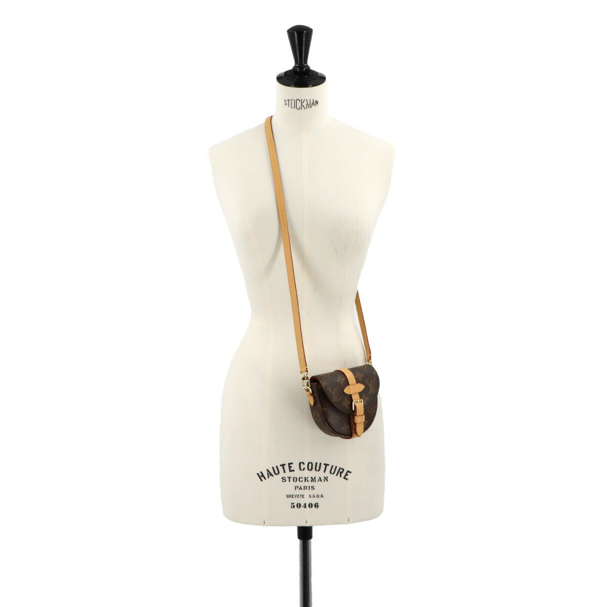 Monogram Micro Chantilly Shoulder Bag Brown M46643