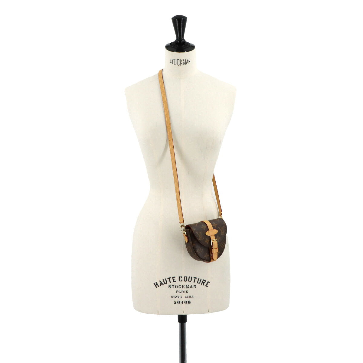 Monogram Micro Chantilly Shoulder Bag Brown M46643