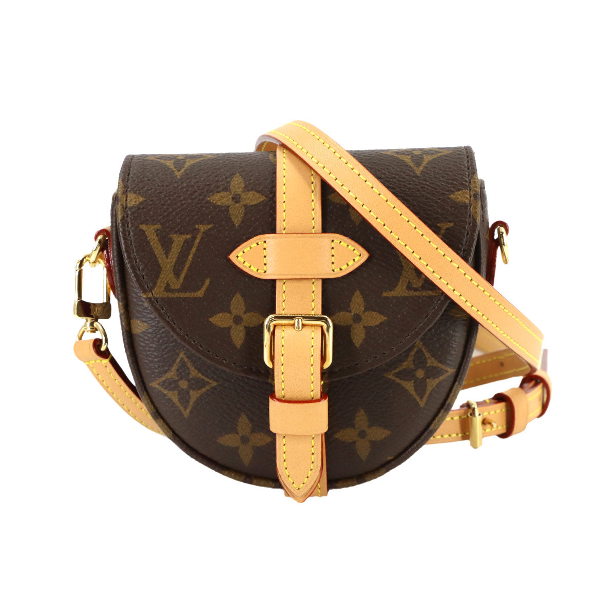 Monogram Micro Chantilly Shoulder Bag Brown M46643