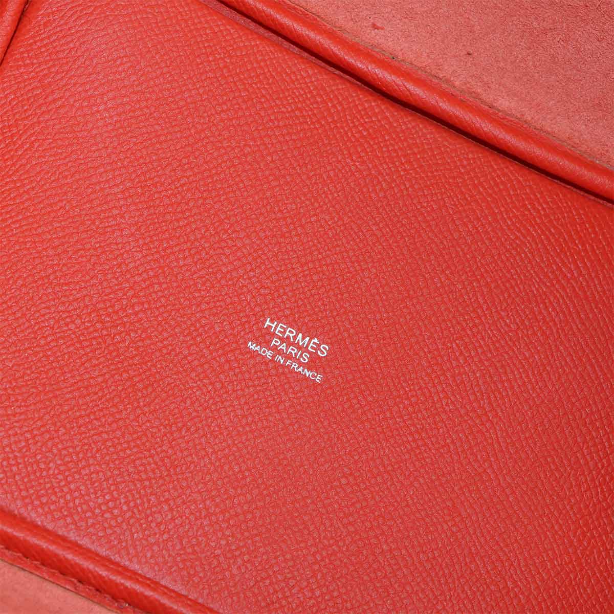 Picotin Lock PM Tressage Hand Bag Epsom Rouge de Coeur