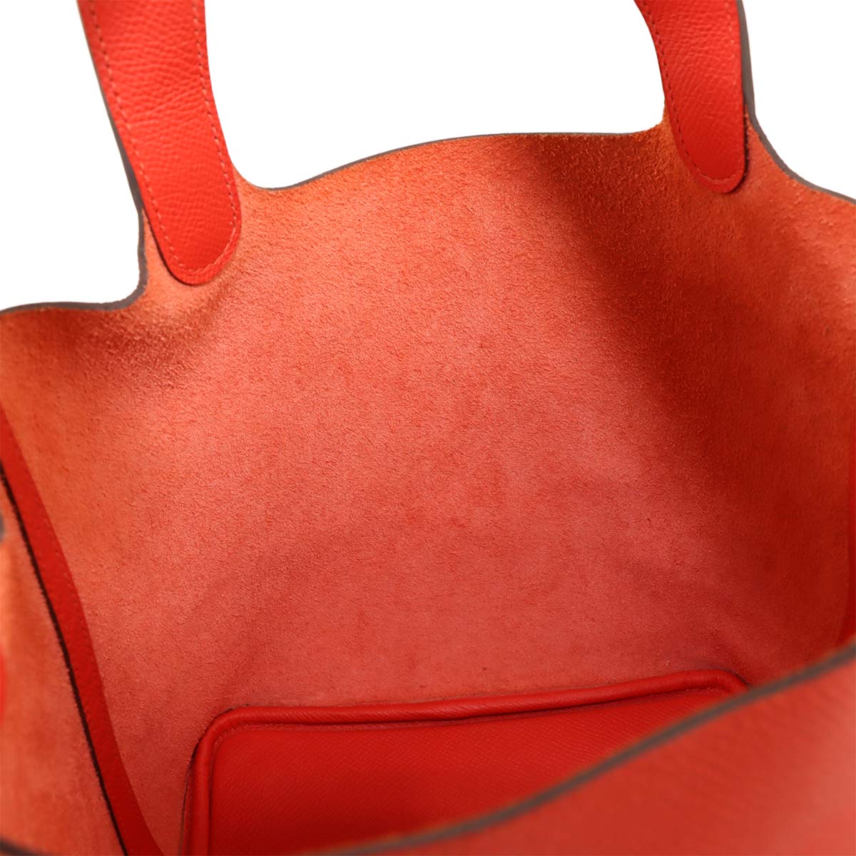 Picotin Lock PM Tressage Hand Bag Epsom Rouge de Coeur