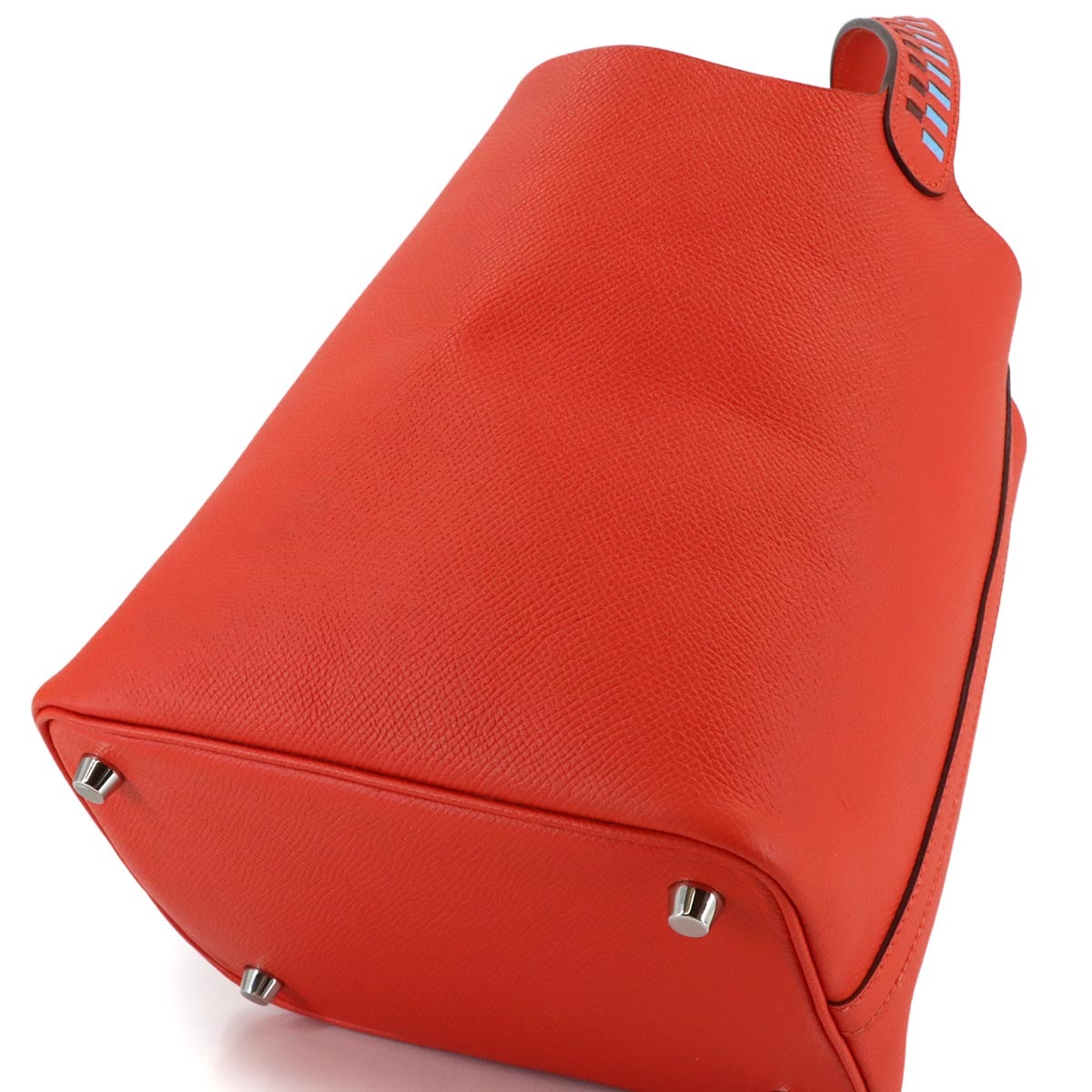 Picotin Lock PM Tressage Hand Bag Epsom Rouge de Coeur