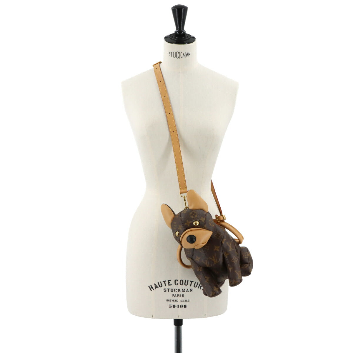 Monogram Pooch Bag 2way Hand Shoulder Bag M12617 Purse