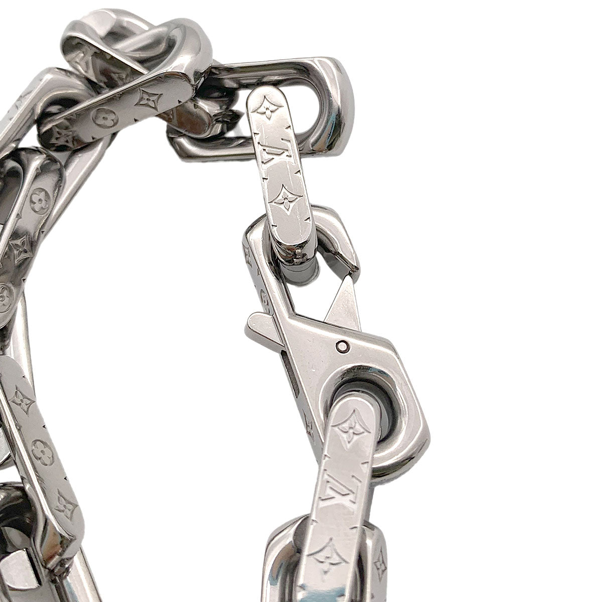 Monogram Chain Bracelet Silver M00309 Accessory