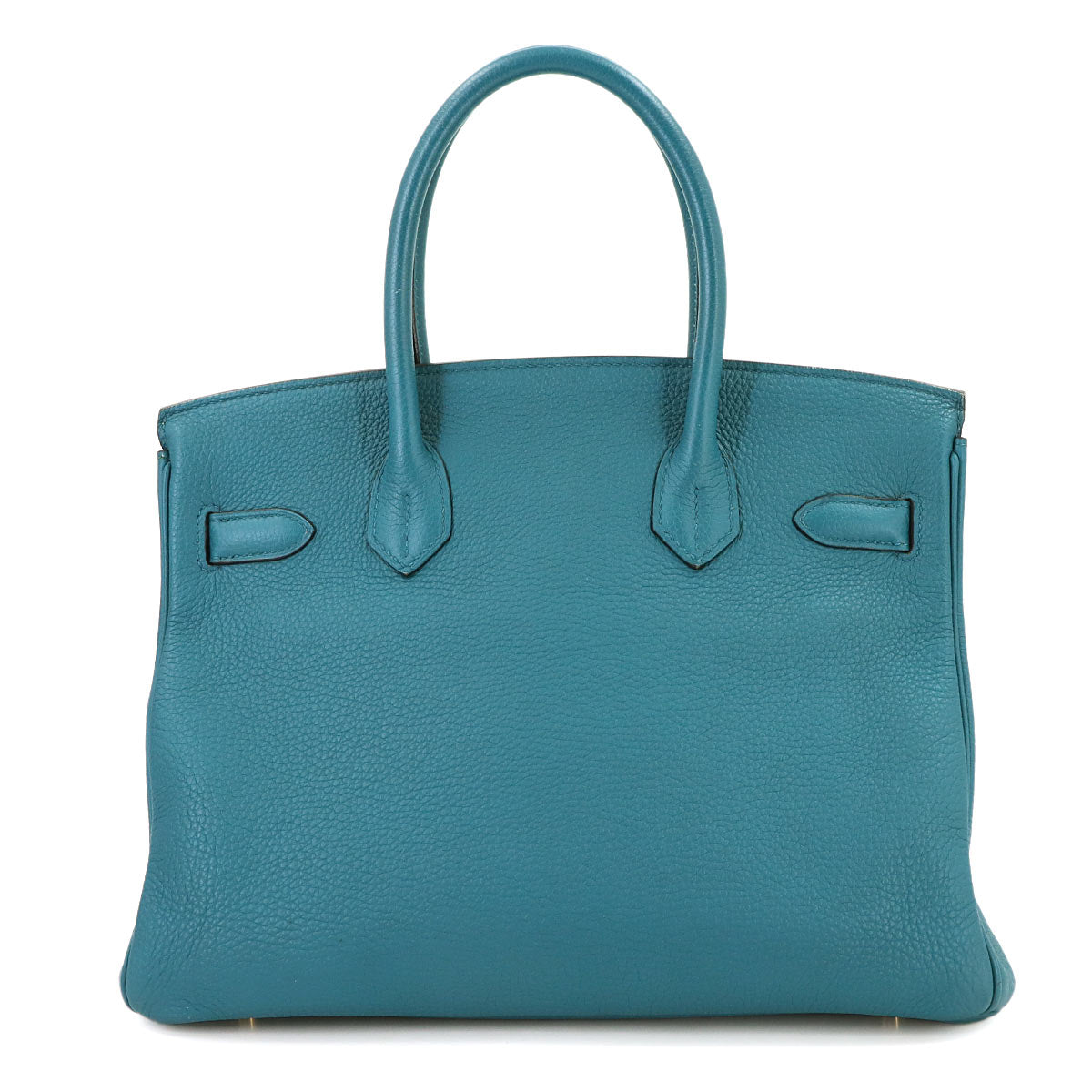 Birkin 30 Togo Colvert Hand Bag Purse Blue