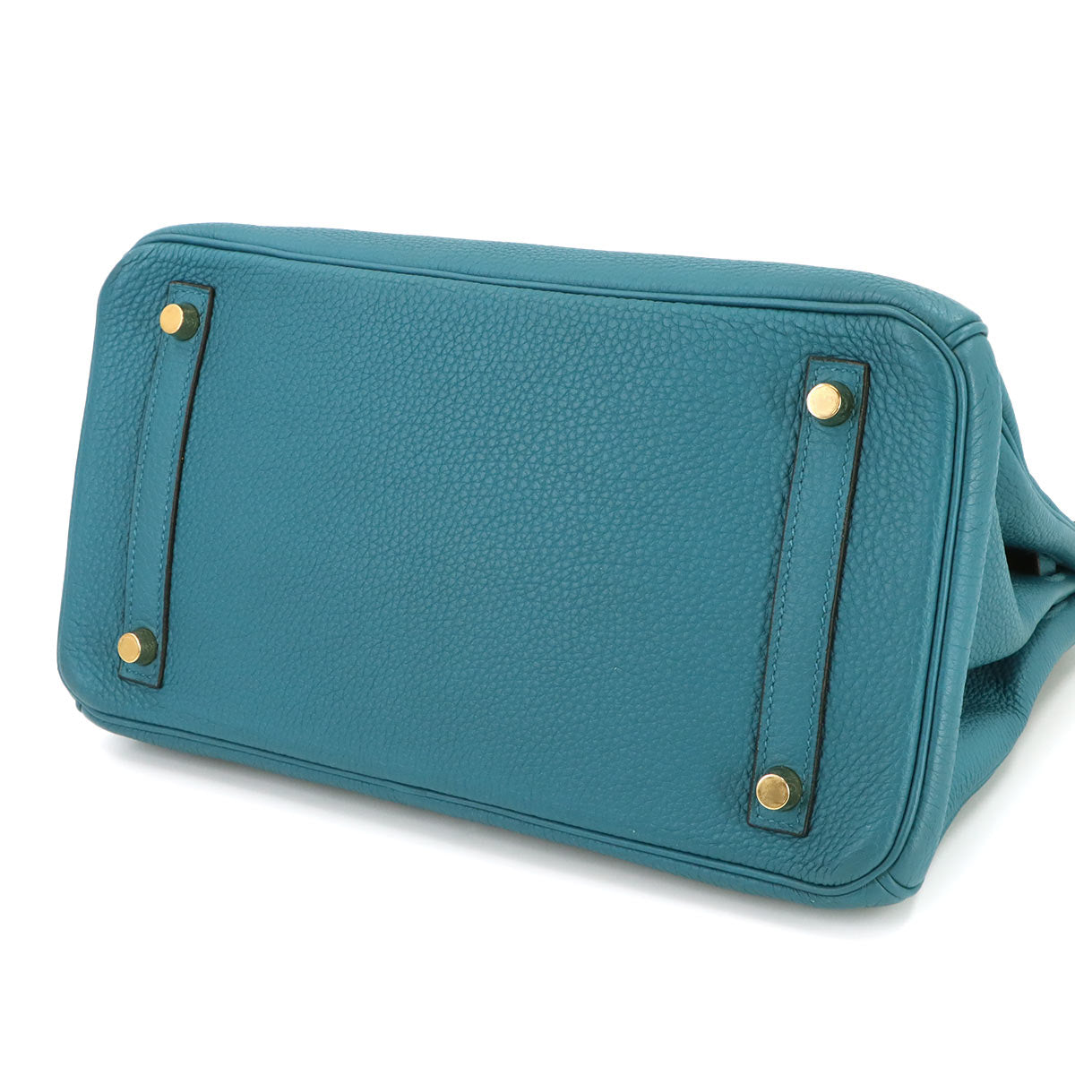 Birkin 30 Togo Colvert Hand Bag Purse Blue