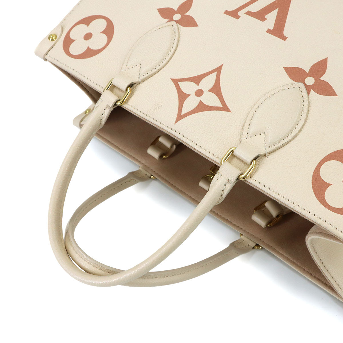 Bicolor Monogram Empreinte Onthego MM Tote Shoulder Bag