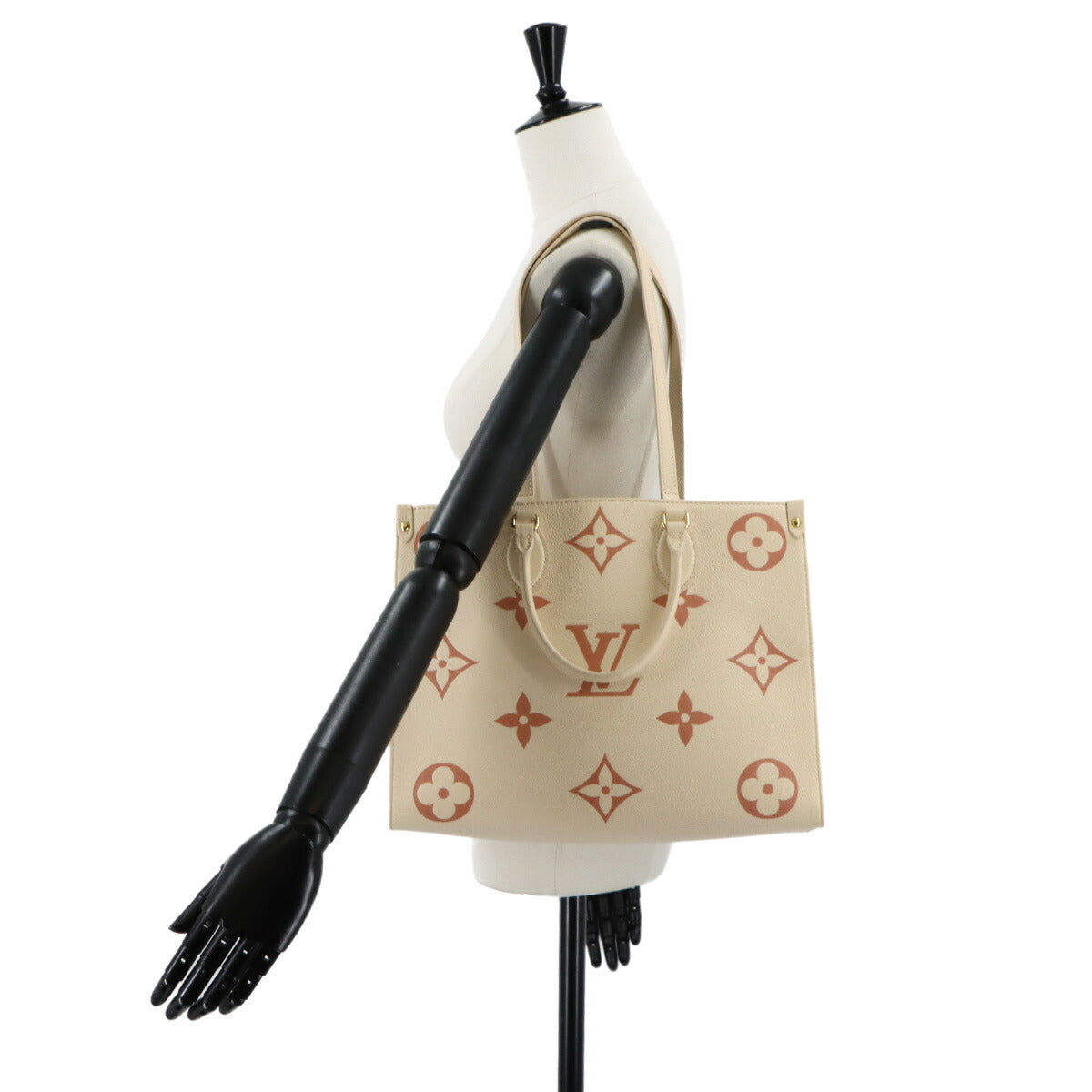 Bicolor Monogram Empreinte Onthego MM Tote Shoulder Bag
