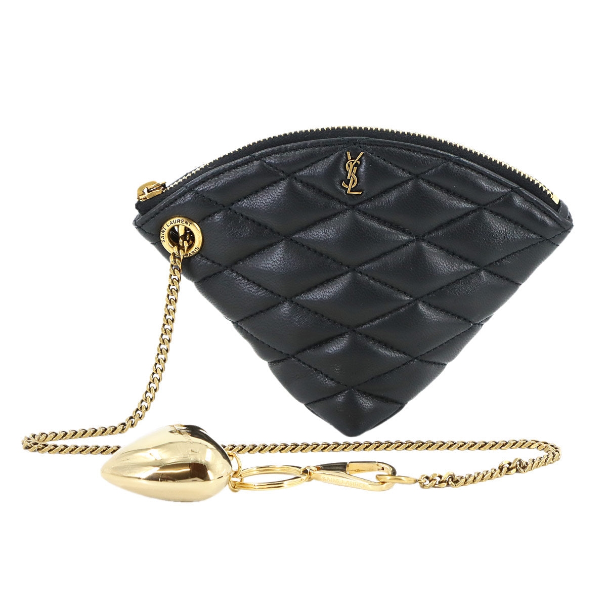 Sade Coin Case Pouch Leather Black 802198