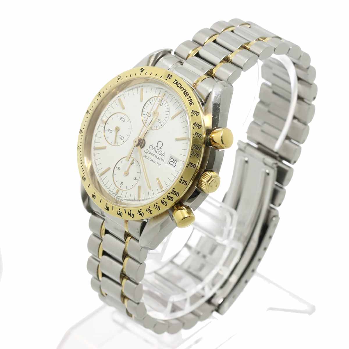 Speedmaster Date 3311 20 Chronograph Automatic White Dial Mens