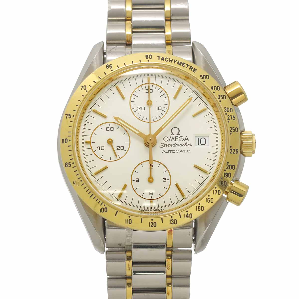 Speedmaster Date 3311 20 Chronograph Automatic White Dial Mens