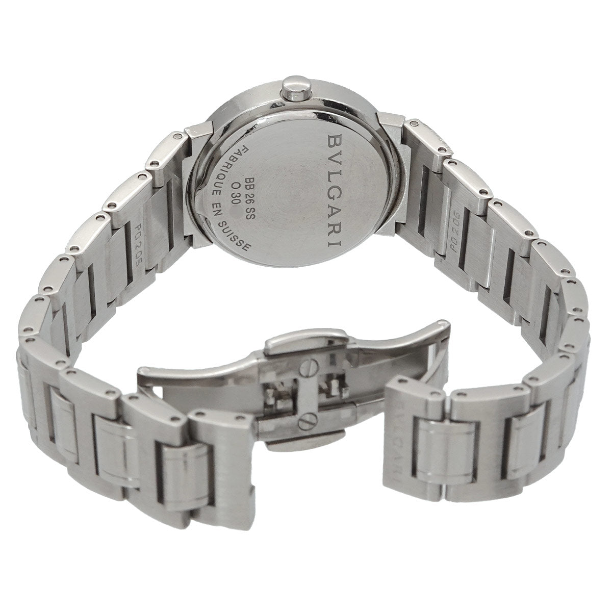 BVLGARIBVLGARI BB26SS Date Quartz White Dial Ladies Watch