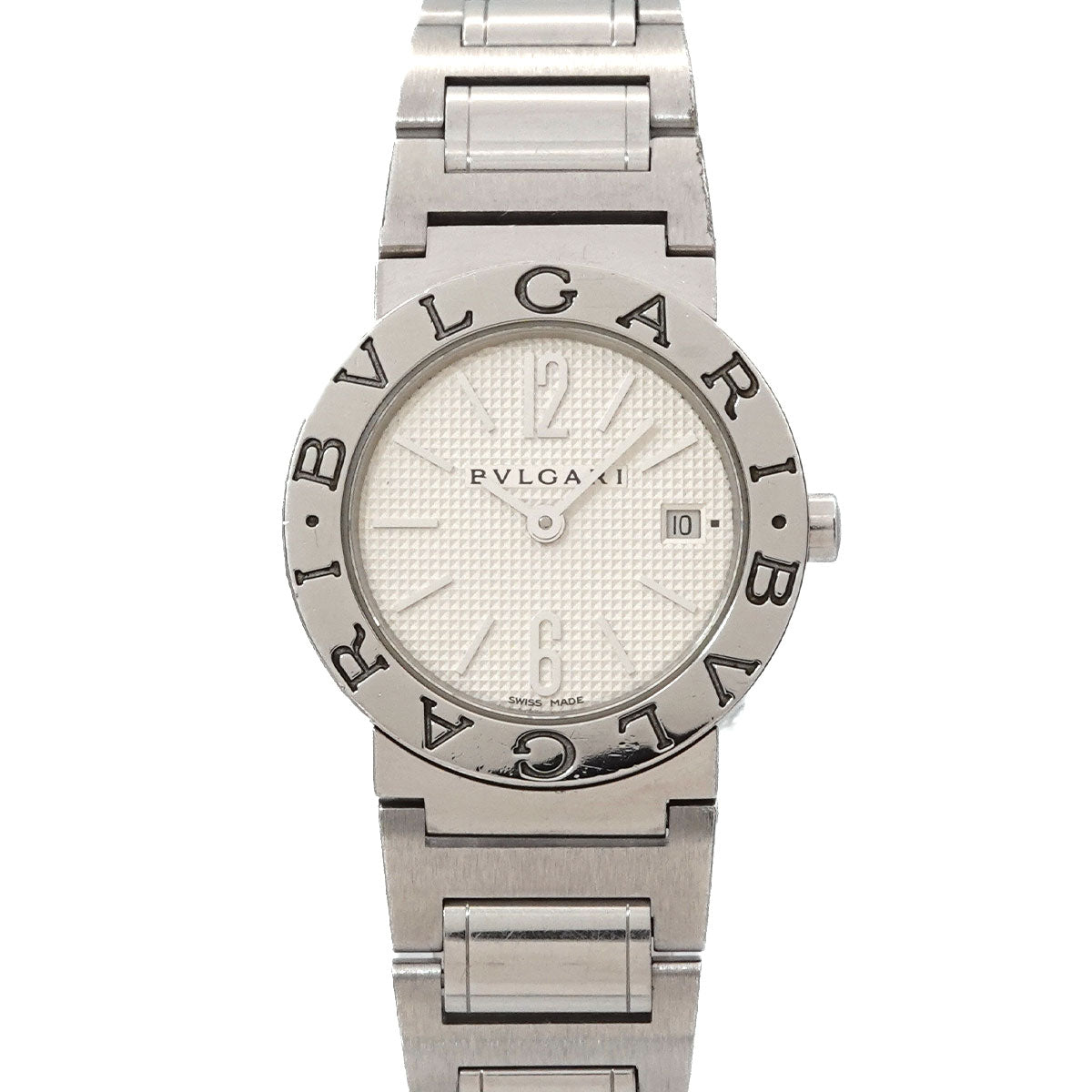 BVLGARIBVLGARI BB26SS Date Quartz White Dial Ladies Watch