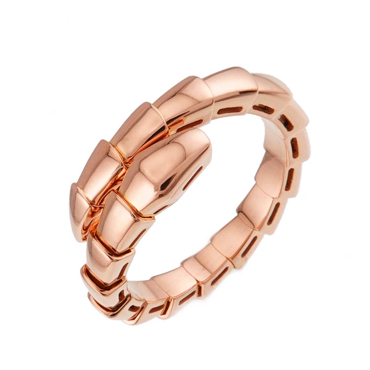 Serpenti Viper Ring 18K PG 750 sizeL 7.25-7.5(US)