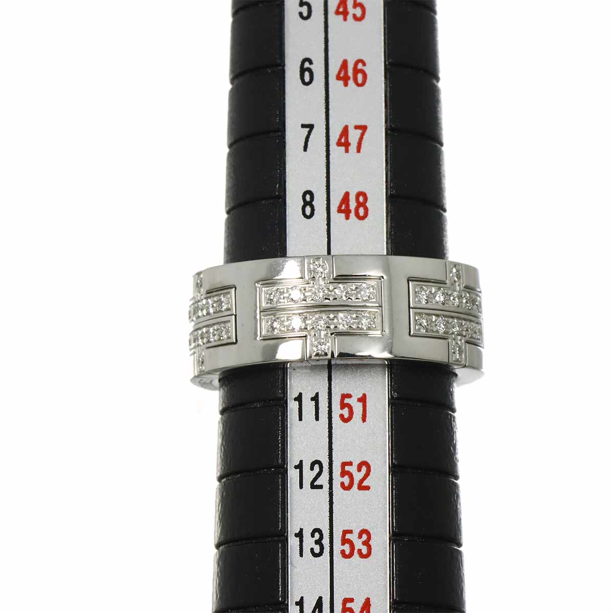 Kilim Pave Diamond Ring 18K WG 750 size49 4.75-5(US)