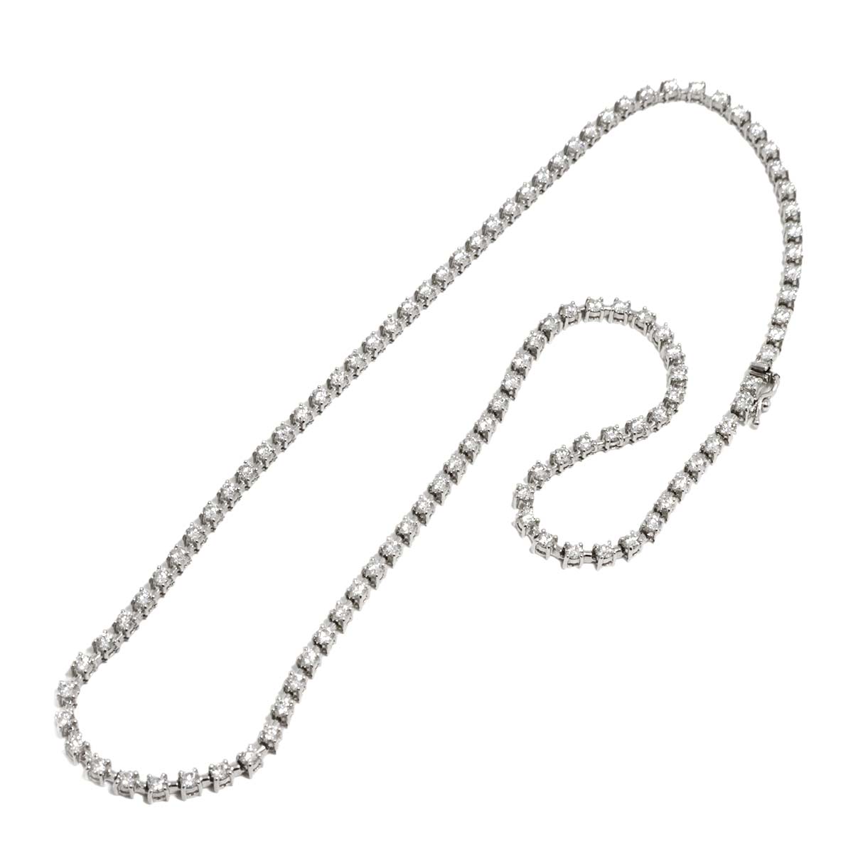 Diamond 6.10ct Necklace Pt Platinum