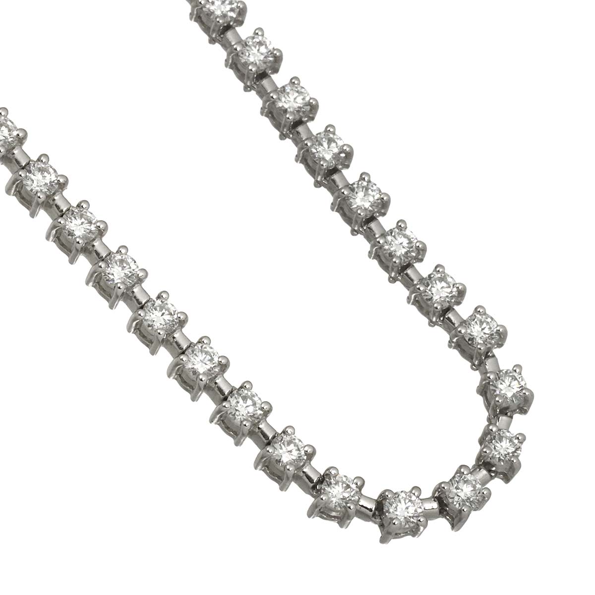 Diamond 6.10ct Necklace Pt Platinum